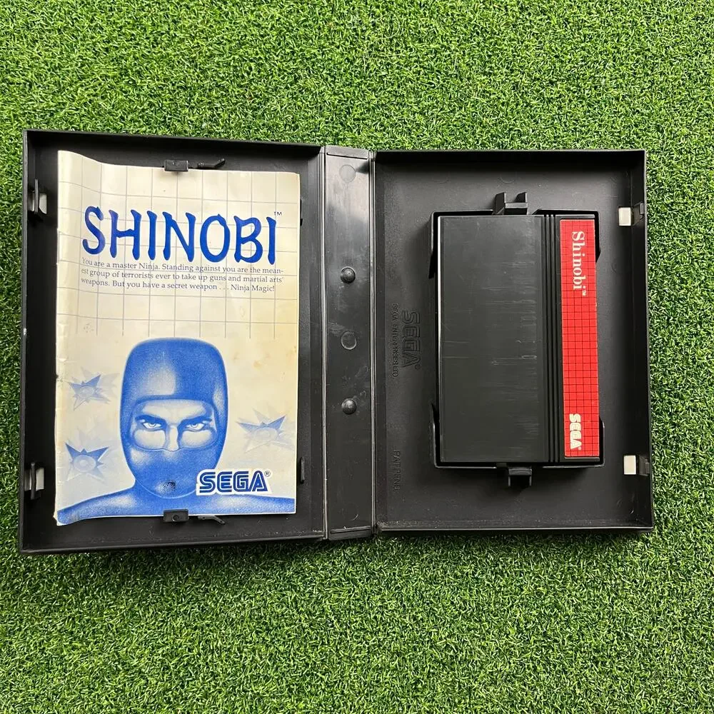 Shinobi (Sega Master System, 1988) SMS Complete CIB